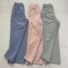 Chillfar カラースラックス 3本セット 推し活 メンカラ ライブ 参戦服