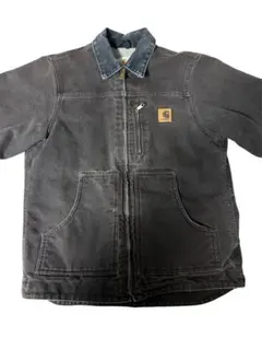 Carhartt グレー デニムジャケット Grey Carhartt Detroit Jacket - XXL – Arete Vintage