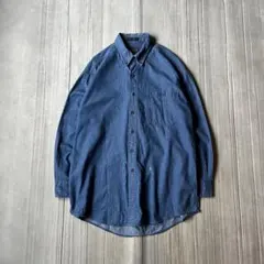 80s 90s CHAPS RALPH LAUREN デニム ボタンダウンシャツ