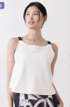 【新品　未使用　未開封】　【SUKALA】プリーツタンクトップ　LLサイズ SUKALA】プリーツタンクトップ(S・Mサイズ オフホワイト・ライラック