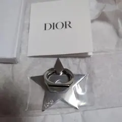 u*o様 Dior 星型スマホリング シルバー