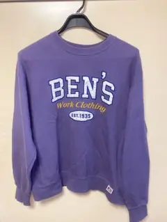 BEN DAVIS パープル スウェット M