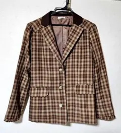 アクシーズファム　axesfemme　ジャケット　Mサイズ　チェック柄