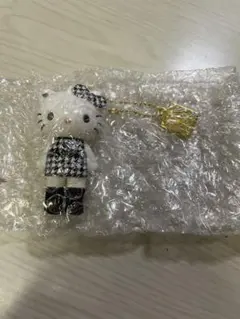 ハローキティ展　シークレットマスコットチャームA 千鳥格子　千鳥　サンリオ