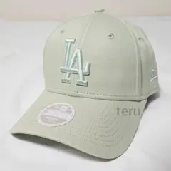 ニューエラ 正規品 LA ドジャース キャップ 帽子 緑 ティー グリーン 女性