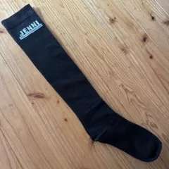 21〜24センチ　JENNI ブラックロングソックス　ニーハイソックス