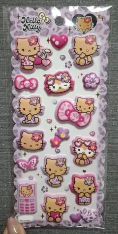 【正規品】もちもちマシュマロシール 日焼け キティ ギャル ヒョウ柄
