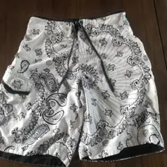 billabong バンダナ柄スカルデザイン水着