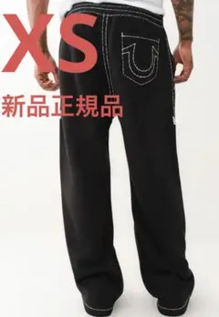 TRUE RELIGION ハーフパンツ ブラック ホワイトステッチ 33 - メルカリ
