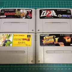 起動確認済み　スーパーファミコン　カセット4本セット