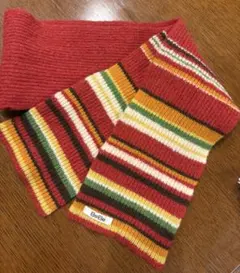 BeBe カラフルストライプマフラー