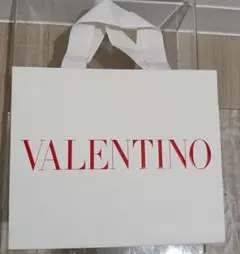 VALENTINO ホワイト紙袋