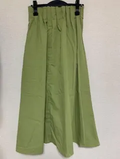 フレアスカート M ライトグリーン