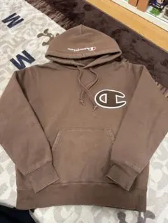Champion ブラウン パーカー Sサイズ