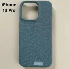 iPhone 13 Pro ケース ワイヤレス充電 ブルー 高級感 シンプル