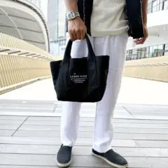 正規品☆LUSSO SURF ロングビーチトートバッグ　ブラック　プレゼントに