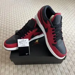 NIKE AIR JORDAN 1 LOW レッド ブラックのサムネイル