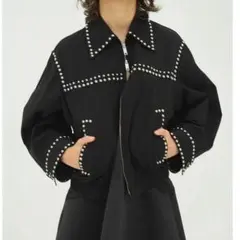 ジャケット・アウター CLANE W COLOR STUDDED DRIZZLER JACKET CLANE - スタッズ ドリズラージャケット - W COLOR STUDDED DRIZZLER