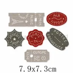 ■○カッティングダイ○■チケット＆スタンプ②ᵕ̈*