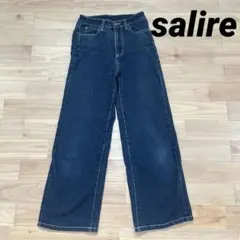 salireデニム ワイドパンツ ジーンズ 送料無料