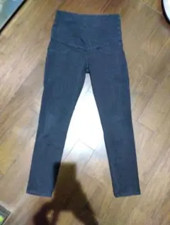 無印良品　ブラック マタニティパンツ M