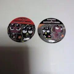 ケロロ軍曹×サンリオキャラクターズ 第2弾 缶バッジ　ギロロ伍長 ばつ丸