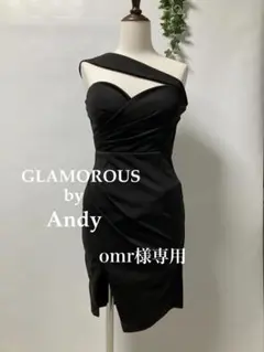 GLAMOROUS by Andy ブラックタイトドレス