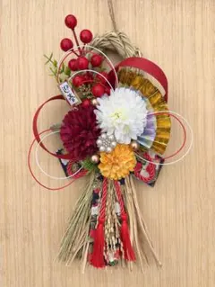 NO.160しめ縄 しめ縄リース お正月飾り　　しめ飾り 2026