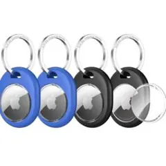 SYNCWIRE AirTagケース エアタグ用 TPU製カバー 4個セット