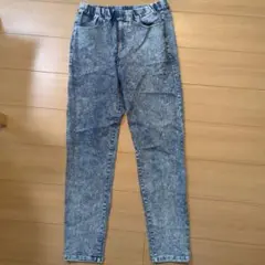 ギブリコレクション　デニムレギパン　 Lサイズ ライトブルー