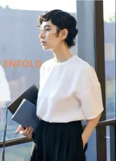 専用】エンフォルドWOVEN T-SHIRT ホワイト 38 - メルカリ