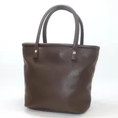 【極美品】ダコタ Dakota レザー ブラウン ハンドバッグ 茶色 革のサムネイル