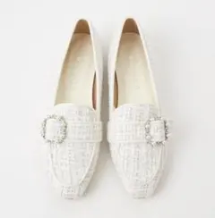 ダイアナ　ツイードローファー24.5