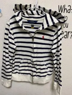 Polo Ralph Lauren ストライプパーカー M (8-10)