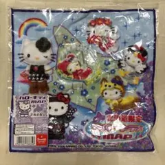 はろきてぃ(512)北海道限定　ハローキティMAPフェイスタオル2009年 レア はろきてぃ(512)北海道限定 ハローキティMAPフェイスタオル2009年 レア