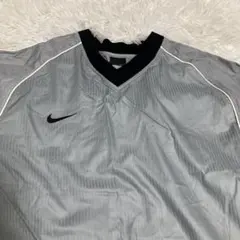 00s Nike ピステ両面プリント グレーY2K