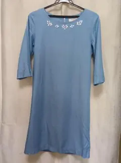 美品✨ファビュラスアンジェラ デニムワンピース ビジュー