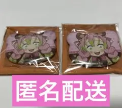 《2個セット》鬼滅の刃 実りの秋祭り2025 ランダムくま缶バッジ 甘露寺蜜璃