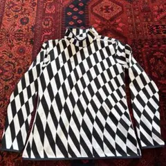 LANVIN SPORT ハイネックシャツ ストライプ柄 38 - メルカリ