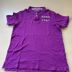 AEROPOSTALE ポロシャツ パープル Lサイズ