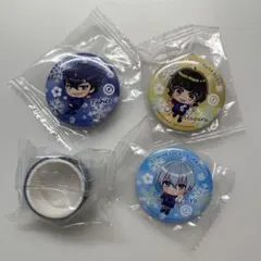 ブルーロック×くら寿司　缶バッジ　蜂楽廻　烏旅人　氷織羊　マスキングテープ