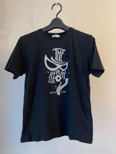 REPLAY ロゴTシャツ 半袖 ブラック グリッターのサムネイル
