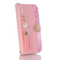 ★Sony Xperia 1 IV SOG06 SO-51C ケース手帳型 桜柄のサムネイル