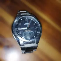 CASIO Wave Ceptor WVA-M640 電波ソーラー　傷多い　中古のサムネイル