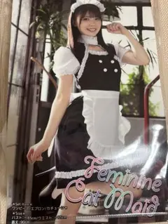 Feminine Cat Maid 3点セット　ハロウィン　コスプレ　メイド