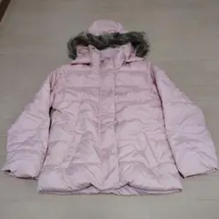 新品 タグ付き GAP ピンク フード付き 中綿コート 150