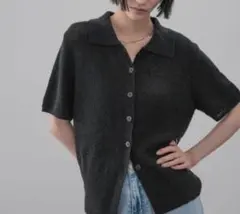 メランジニットポロカーディガン5S ローリーズファーム　新品未使用　今季新作