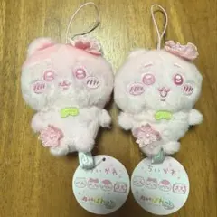 ちいかわ ぬいぱれっと さくらいろ マスコット ちいかわ ハチワレ 2個セット