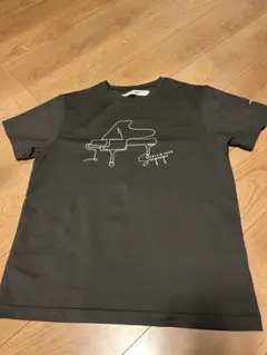 【CALL&RESPONSE】 ブラック ピアノイラスト Tシャツ