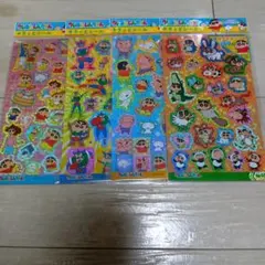 クレヨンしんちゃん　キラッとシール　４枚セット